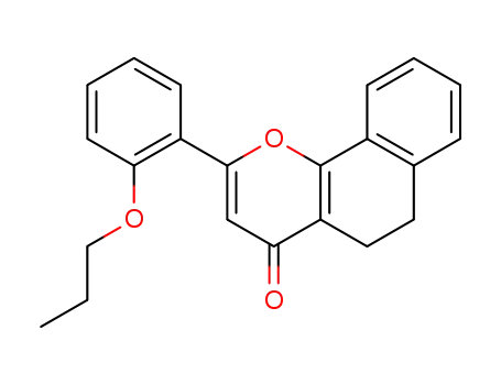 5,6-Dihydro-2-(2-propoxyphenyl)-4H-naphtho<1,2-b>pyran-4-one