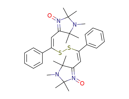 bis<2-(1,2,2,5,5-pentamethyl-3-oxido-3-imidazolin-4-yl)-1-phenylethylene> disulfide