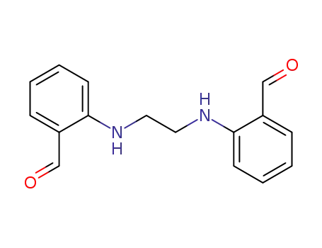 Molecular Structure of 33419-93-1 (2,2′-(ethane-1,2-diildiamine)bisbenzaldehyde)
