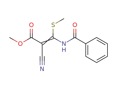 METHYL 3-(BENZOYLAMINO)-2-CYANO-3-(METHYLTHIO)ACRYLATE