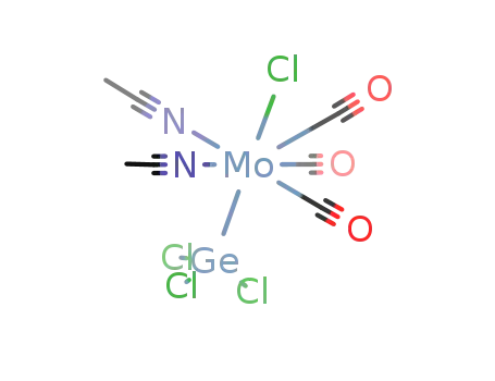 MoCl(GeCl<sub>3</sub>)(CO)3(NCCH<sub>3</sub>)2