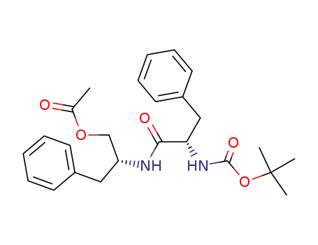 (R)-2-((S)-2-(tert-butoxycarbonylamino)-3-phenylpropanamido)-3-phenylpropyl acetate