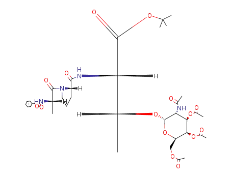 N-(Benzyloxycarbonyl)-L-alanyl-L-prolyl-O-(2-acetamido-3,4,6-tri-O-acetyl-2-desoxy-α-D-galactopyranosyl)-L-threonin-tert-butylester