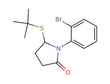 2-Pyrrolidinone, 1-(2-bromophenyl)-5-[(1,1-dimethylethyl)thio]-