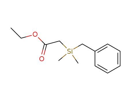 Acetic acid, [dimethyl(phenylmethyl)silyl]-, ethyl ester