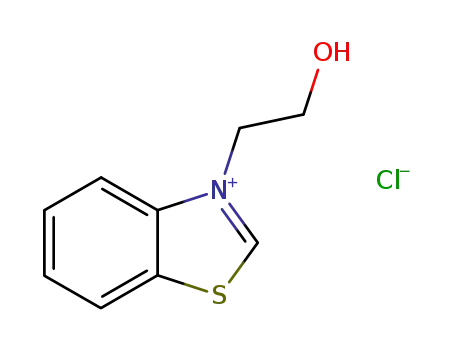 Molecular Structure of 141104-16-7 (Benzothiazolium, 3-(2-hydroxyethyl)-, chloride)