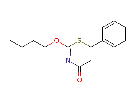 2-butoxy-6-phenyl-5,6-dihydro-4H-1,3-thiazin-4-one
