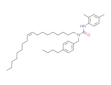 1-(4-Butyl-benzyl)-3-(2,4-dimethyl-phenyl)-1-((Z)-octadec-9-enyl)-urea