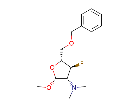 5-O-Benzyl-2,3-didesoxy-2-dimethylamino-3-fluoro-β-D-arabinofuranoside de methyle
