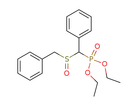 Diethyl [phenyl(phenylmethanesulfinyl)methyl]phosphonate