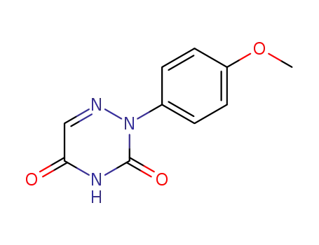 2-(4-methoxy-phenyl)-2<i>H</i>-[1,2,4]triazine-3,5-dione