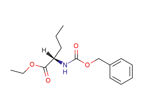 Molecular Structure of 117402-83-2 ((S)-ethyl 2-(benzyloxycarbonylamino)pentanoate)