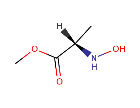 Molecular Structure of 104739-54-0 (L-Alanine, N-hydroxy-, methyl ester (9CI))