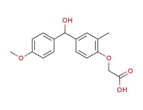 {4-[Hydroxy(4-methoxyphenyl)methyl]-2-methylphenoxy}acetic acid
