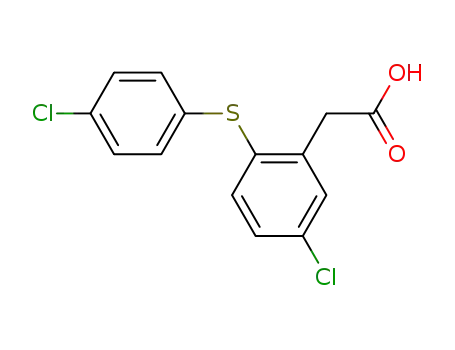 2-<5-chloro-2-(4-chlorophenylthio)phenyl>acetic acid