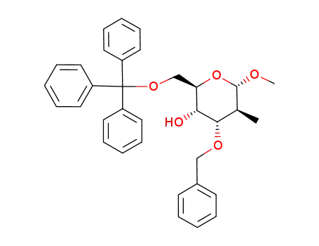methyl 3-O-benzyl-2-deoxy-2-C-methyl-6-O-trityl-α-D-altropyranoside