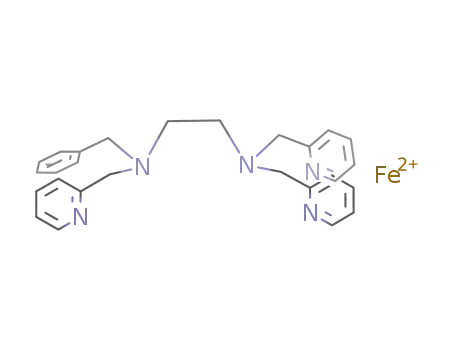 [Fe(N-benzyl-N,N',N'-tris(2-pyridylmethyl)ethane-1,2-diamine)]<sup>(2+)</sup>