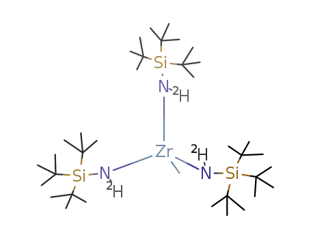 ((C(CH<sub>3</sub>)3)3SiN<sup>(2)</sup>H)3ZrCH<sub>3</sub>