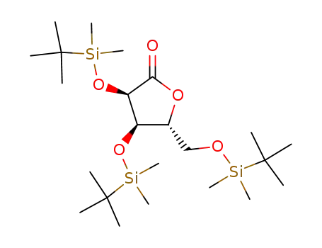 (3R,4R,5R)-3,4-Bis-(tert-butyl-dimethyl-silanyloxy)-5-(tert-butyl-dimethyl-silanyloxymethyl)-dihydro-furan-2-one