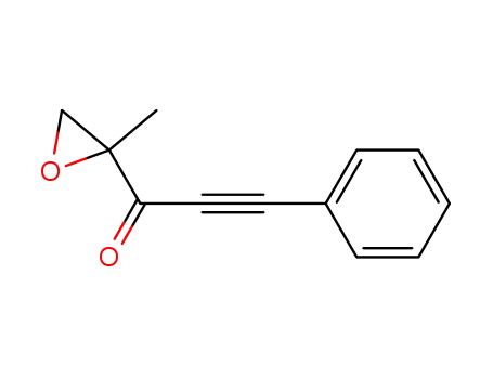 Molecular Structure of 80077-36-7 (2-Propyn-1-one, 1-(2-methyloxiranyl)-3-phenyl-)