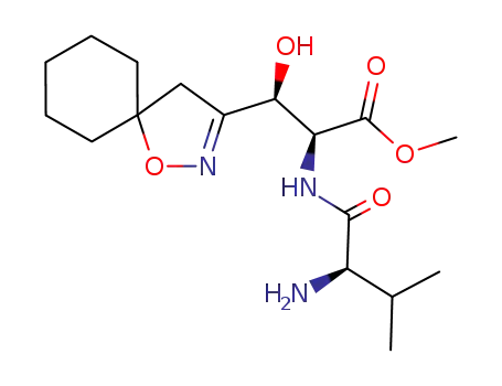 (2S,3S,2'R)-2-(2-amino-3-methyl-butyrylamino)-3-hydroxy-3-(1-oxa-2-aza-spiro[4.5]dec-2-en-3-yl)-propionic acid methyl ester