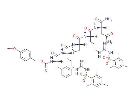 Z(OMe)-Phe-Arg(Mts)-Pro-Arg(Mts)-Asn-NH<sub>2</sub>