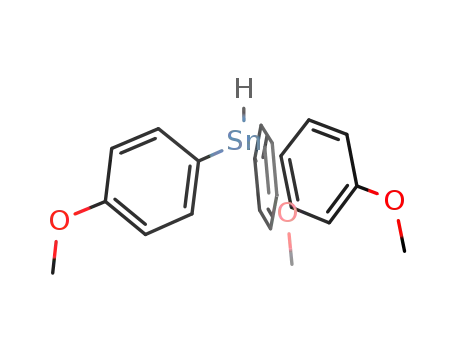 (p-CH<sub>3</sub>OC<sub>6</sub>H<sub>4</sub>)3SnH