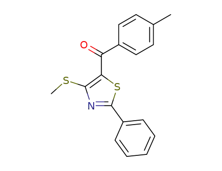 Methanone, (4-methylphenyl)[4-(methylthio)-2-phenyl-5-thiazolyl]-