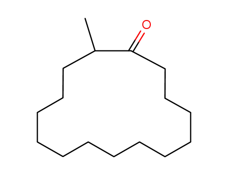 Molecular Structure of 52914-66-6 (Cyclopentadecanone, 2-methyl-)