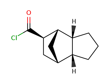 Molecular Structure of 93107-55-2 (4,7-Methano-1H-indene-5-carbonyl chloride, octahydro-, (3aalpha,4alpha,5alpha,7aalpha)- (9CI))