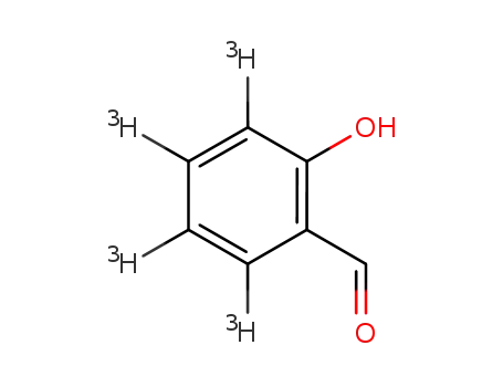 2-hydroxy[phenyl-3,4,5,6-3H<sub>4</sub>]benzaldehyde