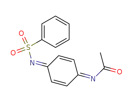N-{(4E)-4-[(Benzenesulfonyl)imino]cyclohexa-2,5-dien-1-ylidene}acetamide