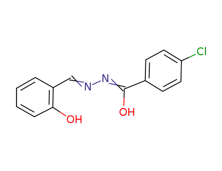 o-(α-hydroxy-p-Cl-benzylidenehydrazonomethyl)phenol
