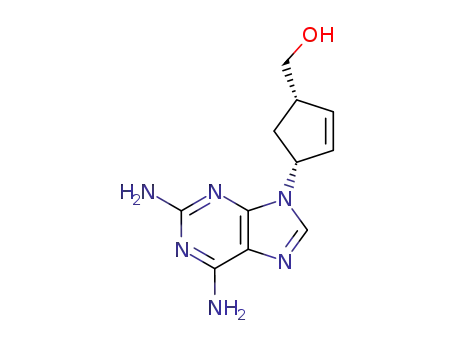 Molecular Structure of 124752-25-6 (6-aminocarbovir)