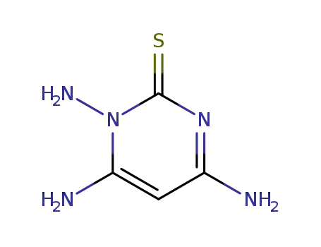 Molecular Structure of 4765-63-3 (1,4,6-triaminopyrimidine-2(1H)-thione)