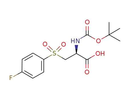 (S)-2-(tert-butoxycarbonyl)amino-3-(4-fluorophenylsulfonyl)propanoic acid