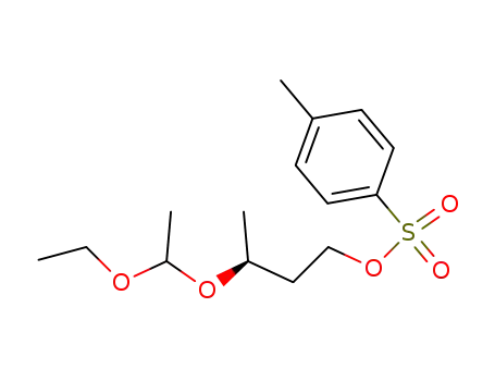 Molecular Structure of 77681-08-4 (Toluene-4-sulfonic acid (S)-3-(1-ethoxy-ethoxy)-butyl ester)