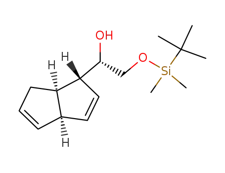 (S)-2-(tert-Butyl-dimethyl-silanyloxy)-1-(1R,3aR,6aR)-1,3a,6,6a-tetrahydro-pentalen-1-yl-ethanol