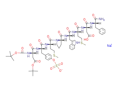 C<sub>61</sub>H<sub>81</sub>N<sub>10</sub>O<sub>18</sub>S<sub>3</sub><sup>(1-)</sup>*Na<sup>(1+)</sup>