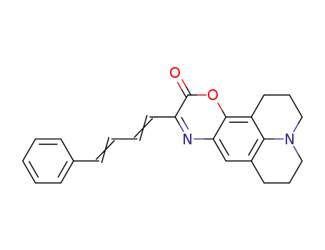 3-(bis-vinylenephenyl)-8H,12H-6,7,10,11-tetrahydroquinolizino<g,h>-1,4-benzoxazin-2-one