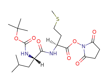 2,5-Pyrrolidinedione,
1-[[N-[N-[(1,1-dimethylethoxy)carbonyl]-L-leucyl]-L-methionyl]oxy]-