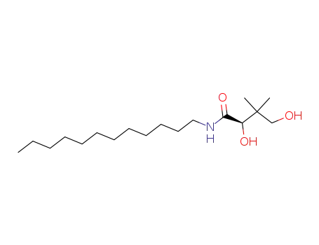 Molecular Structure of 117801-01-1 ((2R)-N-Dodecyl-2,4-dihydroxy-3,3-dimethylbutanamid)
