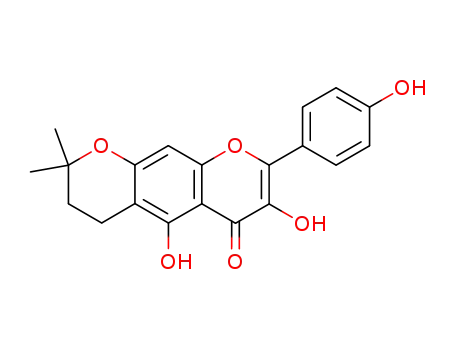 3,5-Dihydroxy-2-(4-hydroxy-phenyl)-8,8-dimethyl-7,8-dihydro-6H-pyrano[3,2-g]chromen-4-one