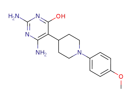 4(1H)-Pyrimidinone, 2,6-diamino-5-[1-(4-methoxyphenyl)-4-piperidinyl]-