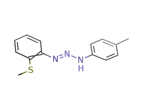 1-[(2-thiomethyl)benzene]-3-[(4-methyl)benzene]triazene