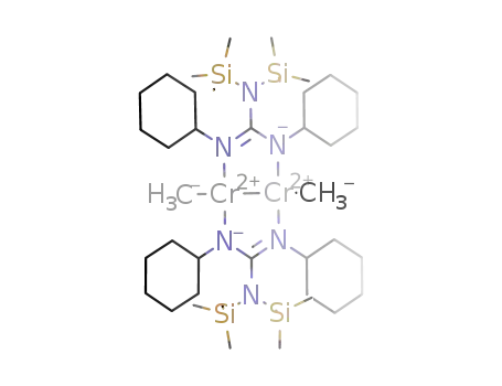 [((Me<sub>3</sub>Si)2NC(NCy)2)CrMe]2