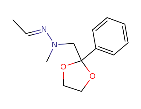 N'-Eth-(E)-ylidene-N-methyl-N-(2-phenyl-[1,3]dioxolan-2-ylmethyl)-hydrazine