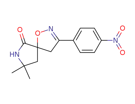 1-Oxa-2,7-diazaspiro[4.4]non-2-en-6-one,
8,8-dimethyl-3-(4-nitrophenyl)-