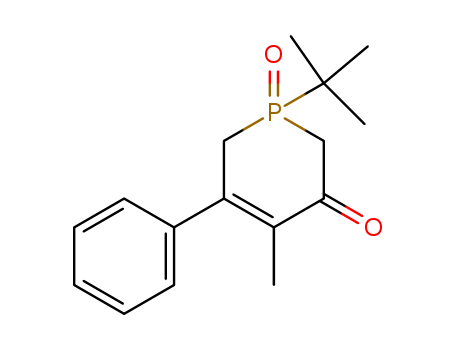 3(2H)-Phosphorinone,  1-(1,1-dimethylethyl)-1,6-dihydro-4-methyl-5-phenyl-, 1-oxide