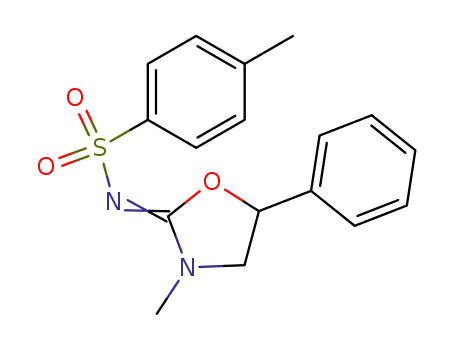 Benzenesulfonamide,
4-methyl-N-(3-methyl-5-phenyl-2-oxazolidinylidene)-